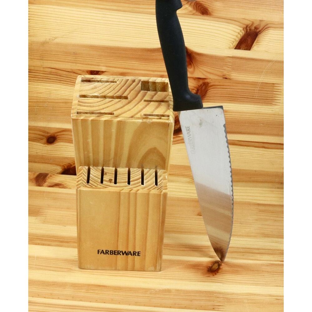 Farberware Knife Block Holder 12 Slots Chef Flatware Knife